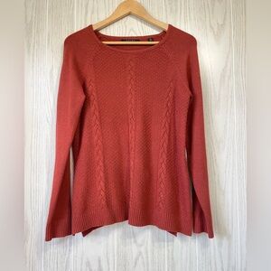 Cyrus Women's Crewneck Sweater Pullover Long Sleeve Rust Size M EUC